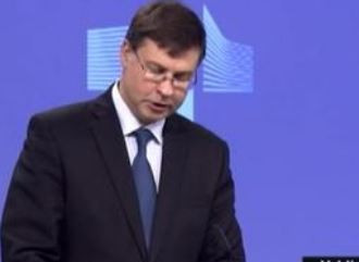 Valdis Dombrovskis vicepresidente Ejecutivo comunitario
