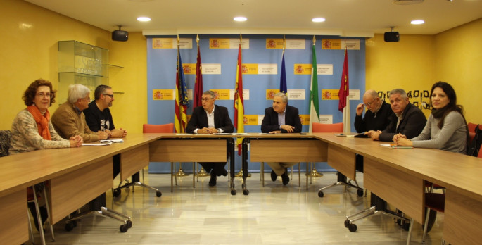 Reunión Urrea Pacto por el Mar Menor (Foto CHS)
