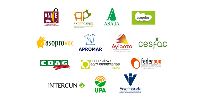 Logos sector ganadero transporte animales (Composición Cooperativas AgroAlimentarias)