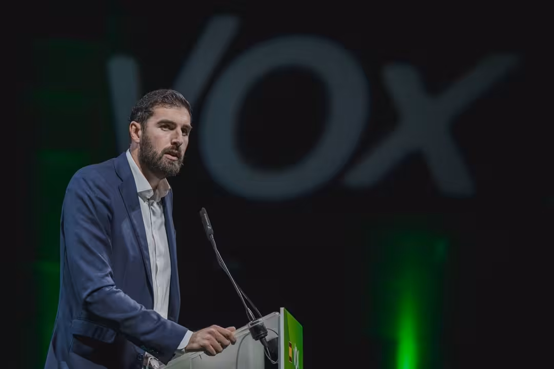 Jos&eacute; &Aacute;ngel Antelo, presidente provincial de Vox en Murcia (Foto Daniel Sabiote)