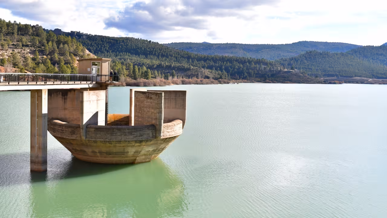 Embalse de la Mancomunidad de los Canales del Taibilla (Foto MCT)