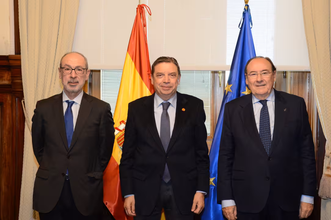 Planas con el presidente de Saeca (Foto MAPA)