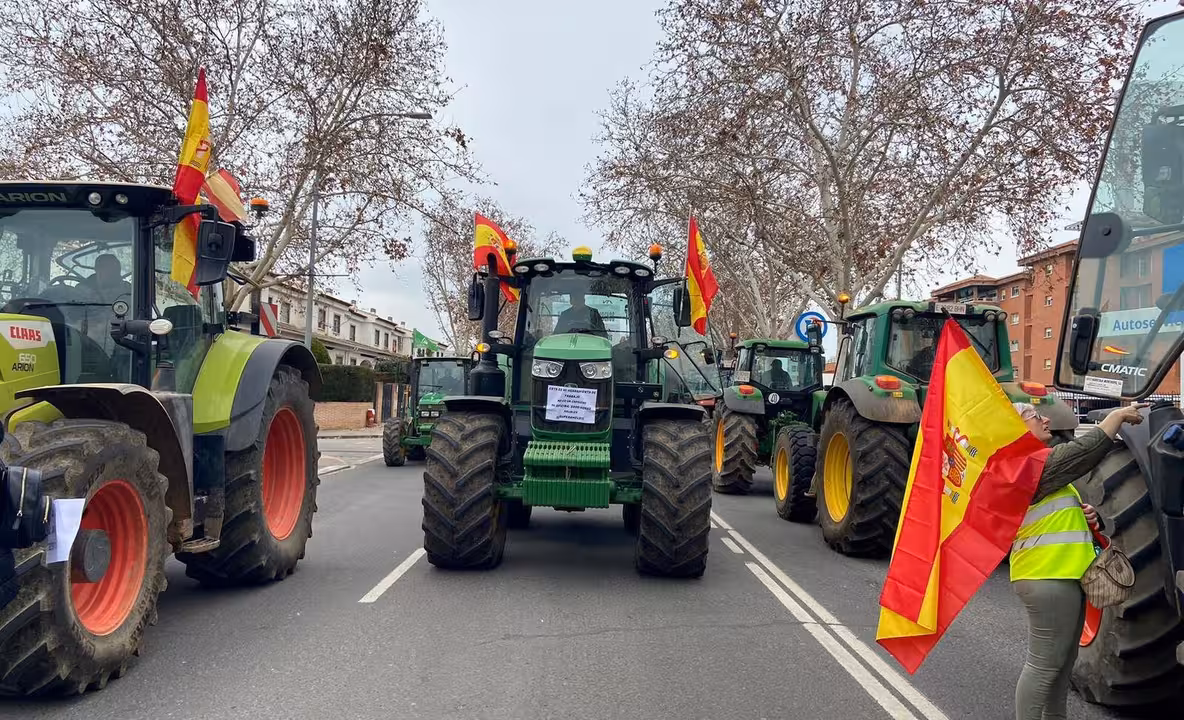Tractorada (Foto Apag Extremadura Asaja) Archivo