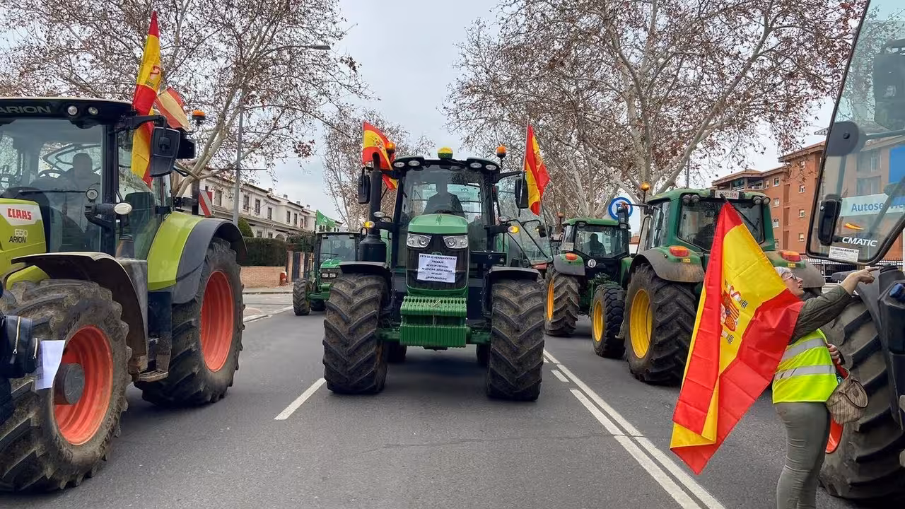 Tractorada (Foto Apag Extremadura Asaja) Archivo