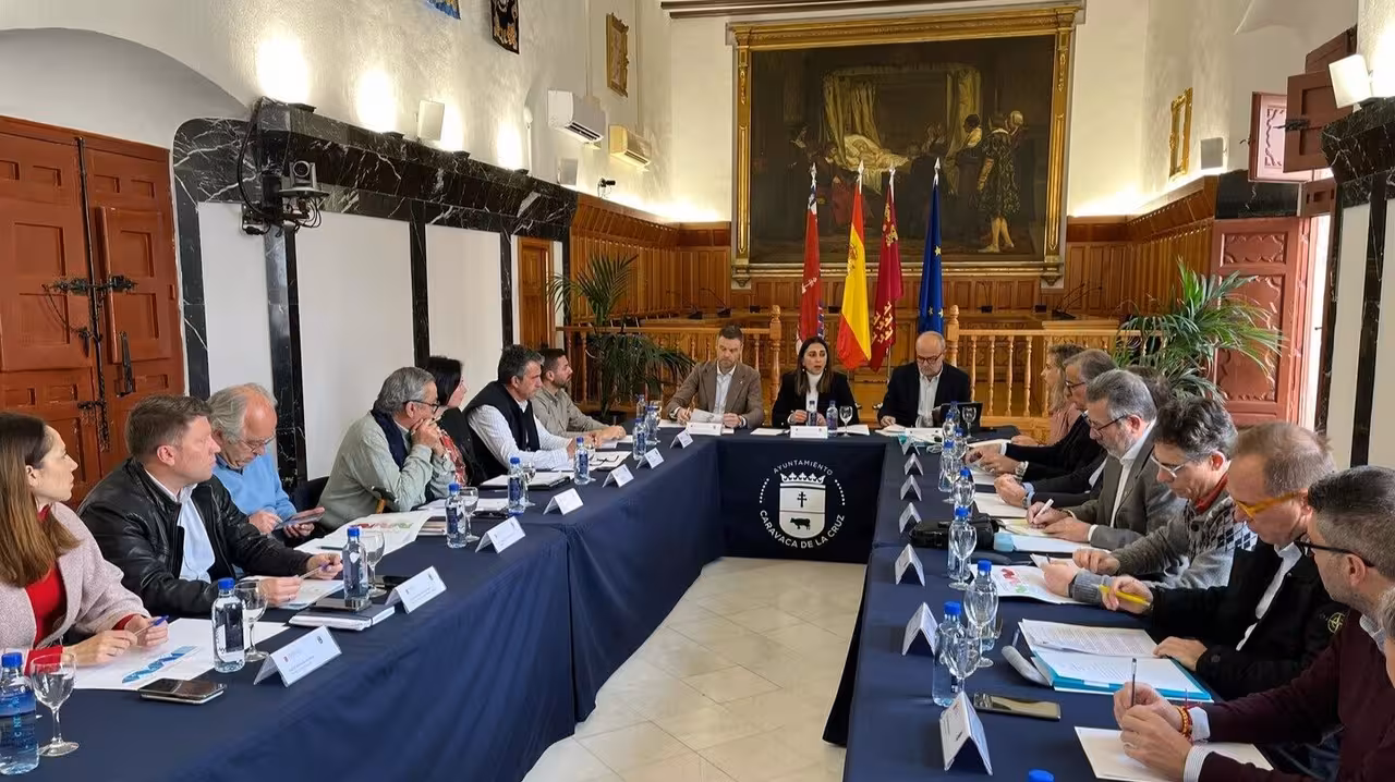 Reuni&oacute;n de la Mesa de Sequ&iacute;a en Caravaca de la Cruz (Foto CARM)