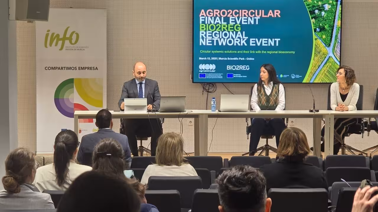 Jornada sobre el proyecto europeo &lsquo;Agro2Circular&rsquo; (Foto CARM)