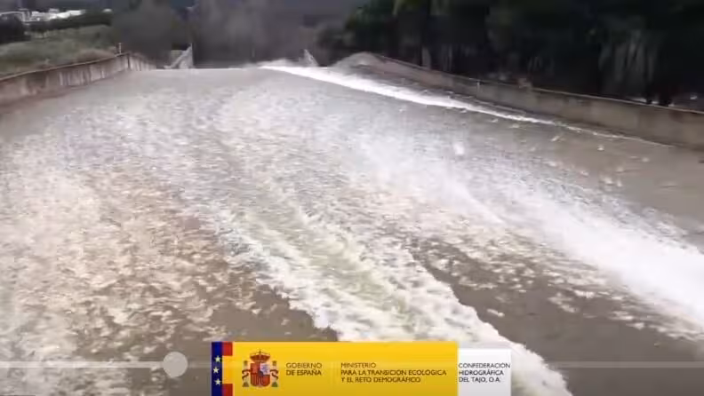 Desembalse de El Pardo el 19 de marzo de 2025 (Imagen @chtajo)