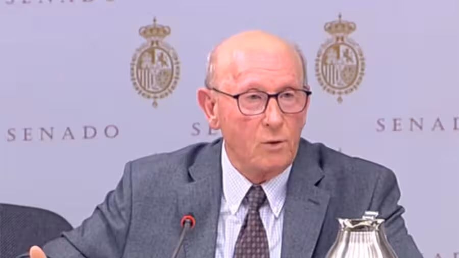 Crist&oacute;bal Aguado en la comisi&oacute;n de la DANA en el Senado (Foto AVA Asaja)