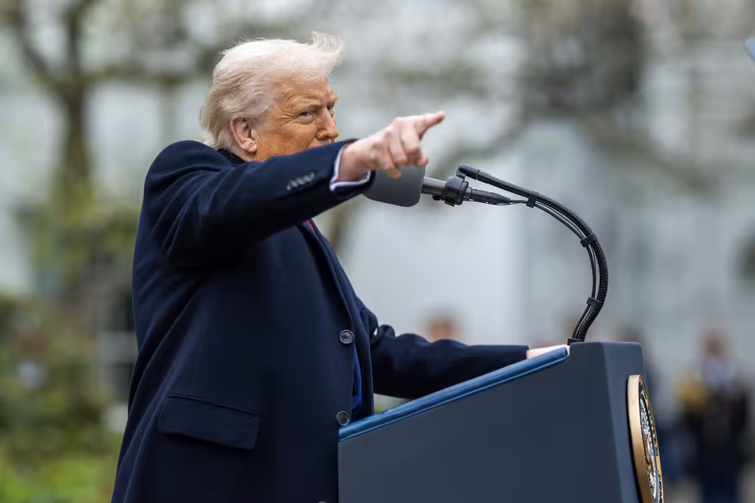 Discurso de Trump en el acto del D&iacute;a de la Liberaci&oacute;n arancelaria (Imagen de The White House en X)