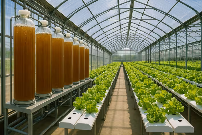 Uso de microalgas en cultivos hidrop&oacute;nicos (Foto UAL)