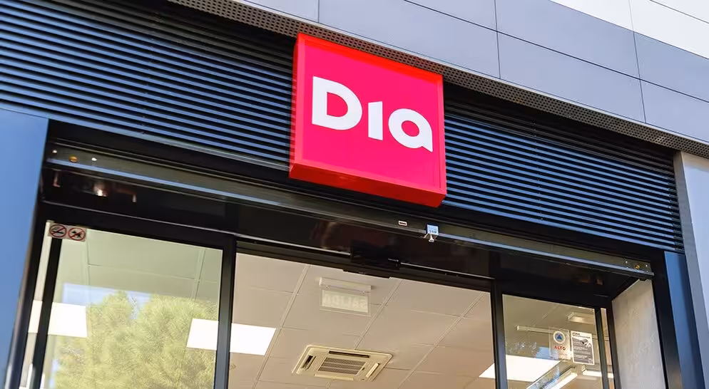 Fachada de un supermercado DIA (Foto GrupoDIA)
