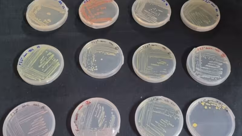 Ejemplos de bacterias aisladas (Foto Fundaci&oacute;n Descubre)