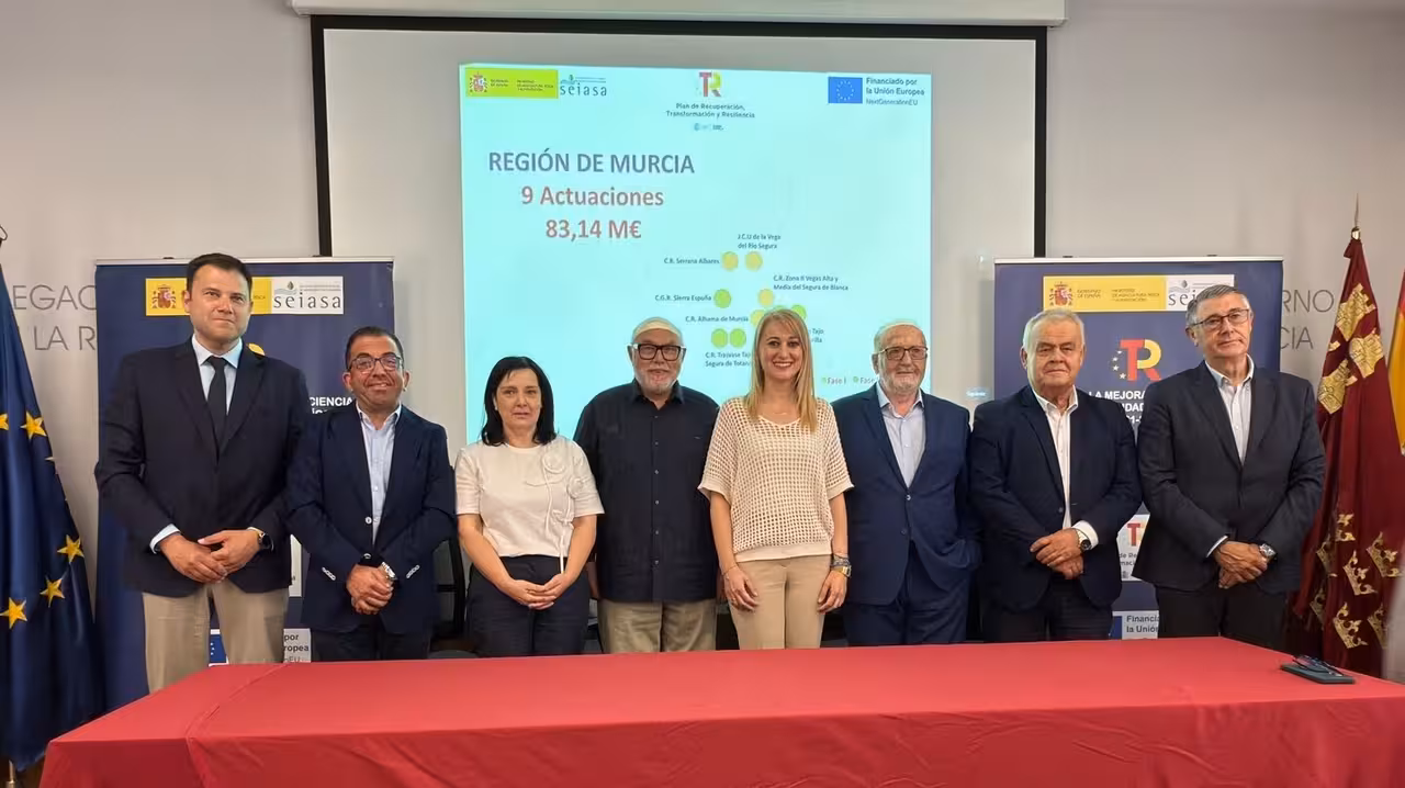Convenio para la modernizaci&oacute;n de las comunidades de regantes del trasvase Tajo-Segura de Librilla y de Totana (Foto MAPA)