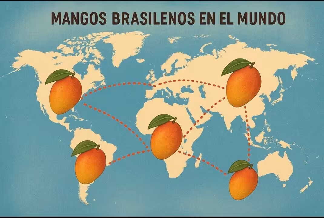 Mangos brasile&ntilde;os en el mundo