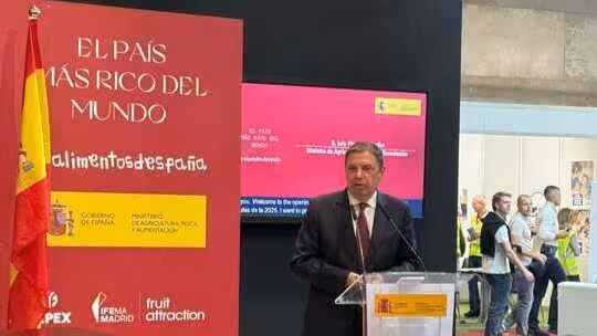 Luis Planas en la inauguraci&oacute;n de Fruit Attraction (Foto J.L. Gonz&aacute;lez)