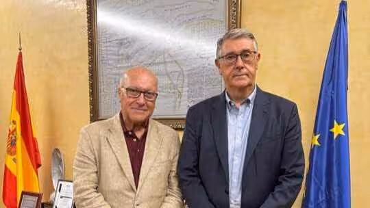 El presidente de la CHS se re&uacute;ne con la Asociaci&oacute;n de Constructores de Murcia (Foto CHS)