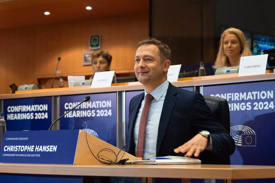 Comisario europeo de Agricultura Christophe Hansen (Foto European Parliament)
