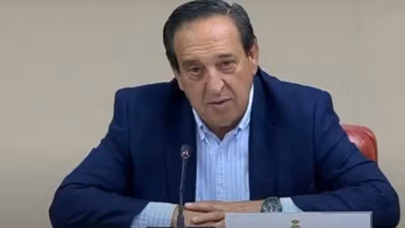 Pedro Barato, durante su intervenci&oacute;n en unas jornadas en el Congreso de los Diputados (Foto Asaja)