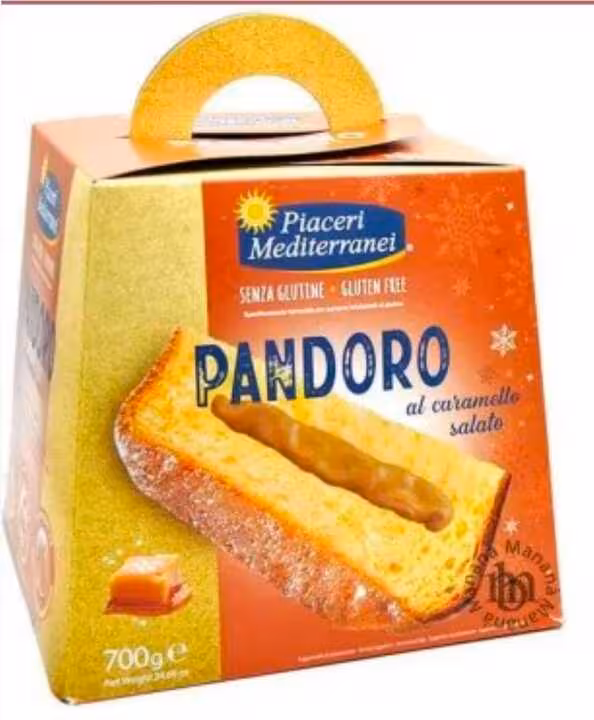 Pandoro alerta por fragmento del molde (Foto @AESAN_gob_es)