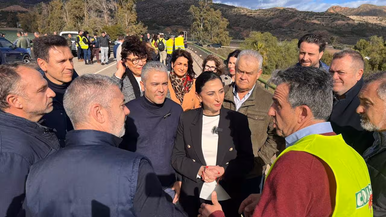 Rubira y Cano en la manifestaci&oacute;n de agricultores 'Sobran los motivos' (Foto PP)