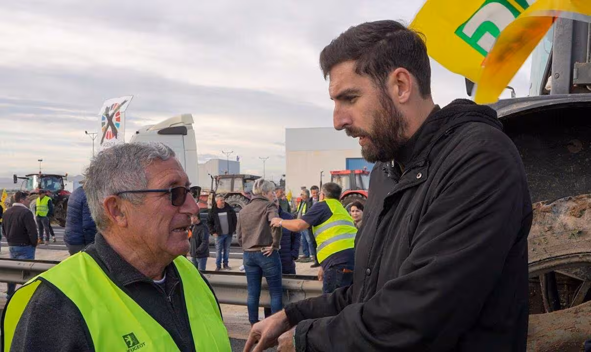 Antelo en la manifestaci&oacute;n 'Sobran los motivos' (Foto Vox)