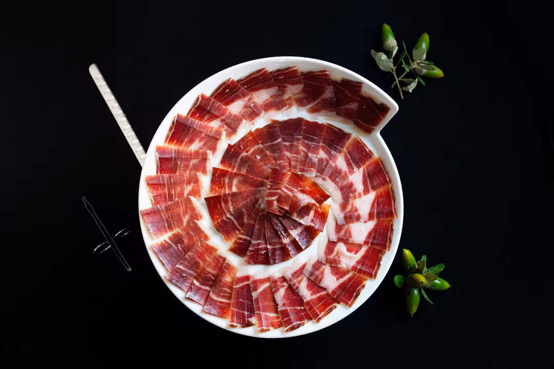 Plato de jam&oacute;n (Foto Consejo Regulador DOP Jabugo)