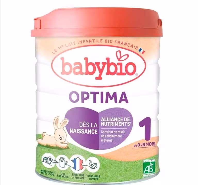 Leche de f&oacute;rmula Babybio (Foto @AESAN_gob_es)