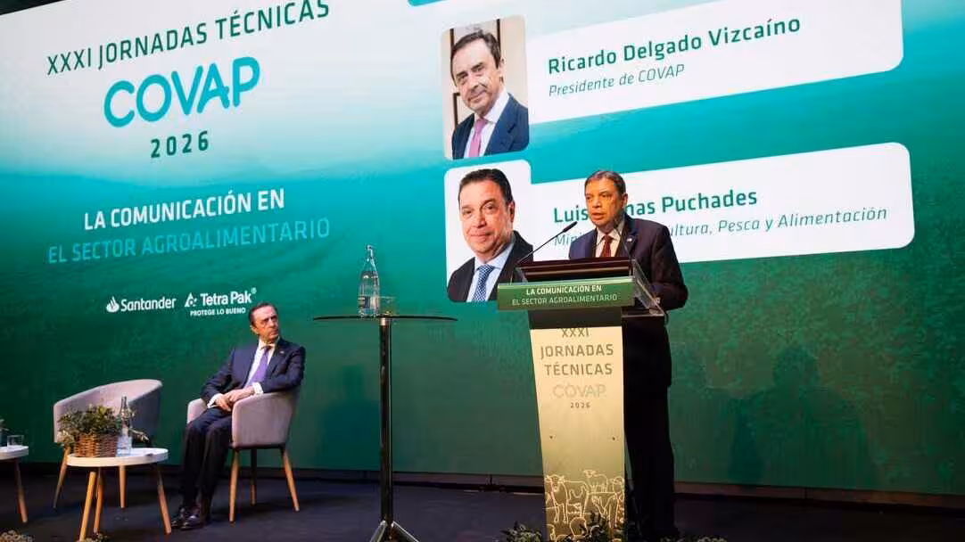 Planas en las jornadas t&eacute;cnicas sobre comunicaci&oacute;n de Covap (Foto MAPA)