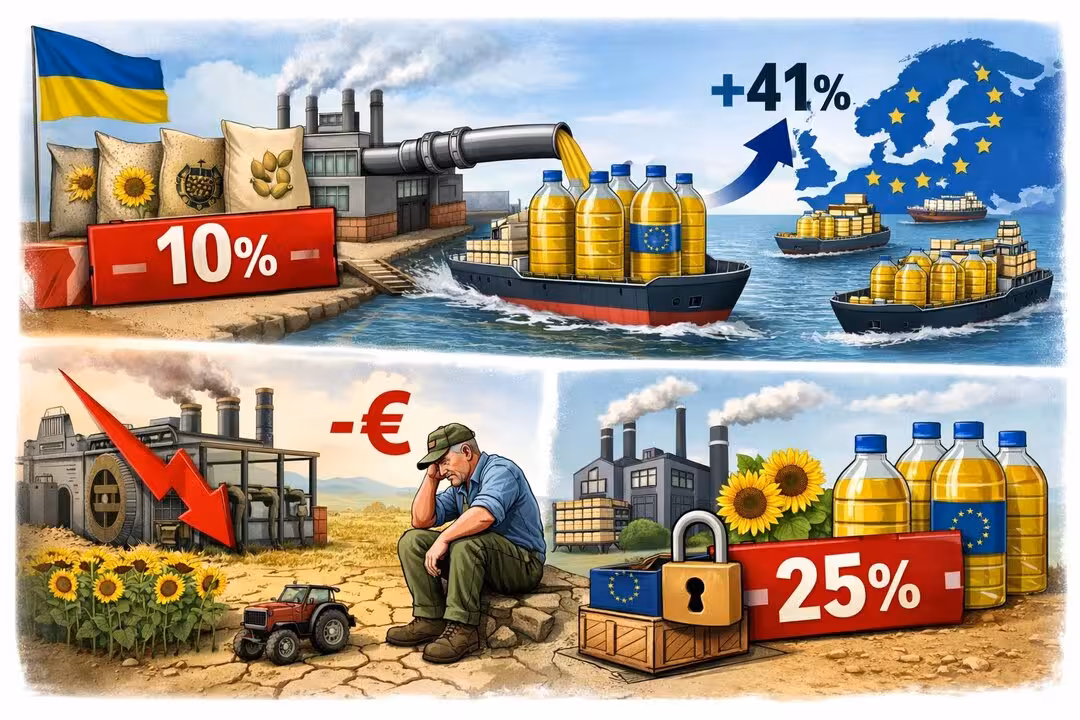 Infograf&iacute;a sobre arancel a las oleaginosas (Imagen Asaja)