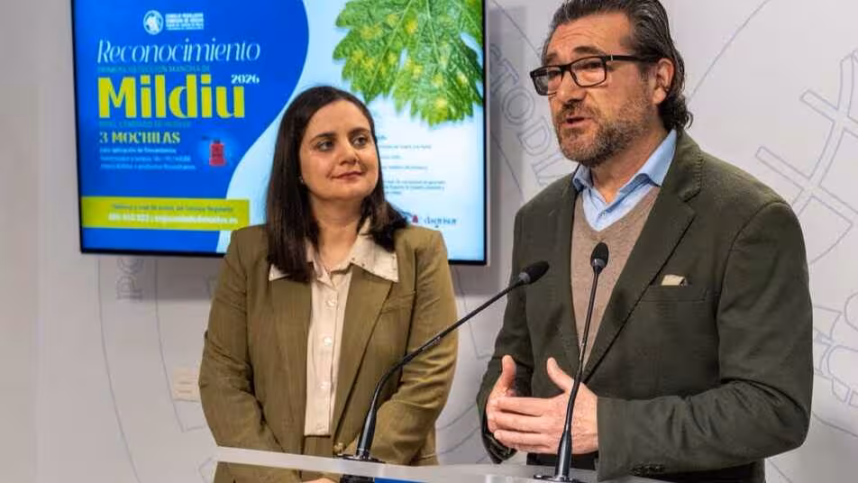 Presentaci&oacute;n del Reconocimiento Mildiu 2026 (Foto Consejo Regulador Condado de Huelva)