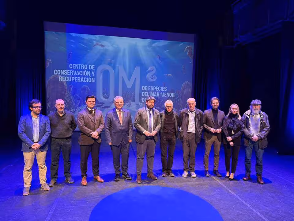 Presentaci&oacute;n del proyecto   OM&sup2; para conservaci&oacute;n de especies del Mar Menor (Foto Ayuntamiento de San Javier)