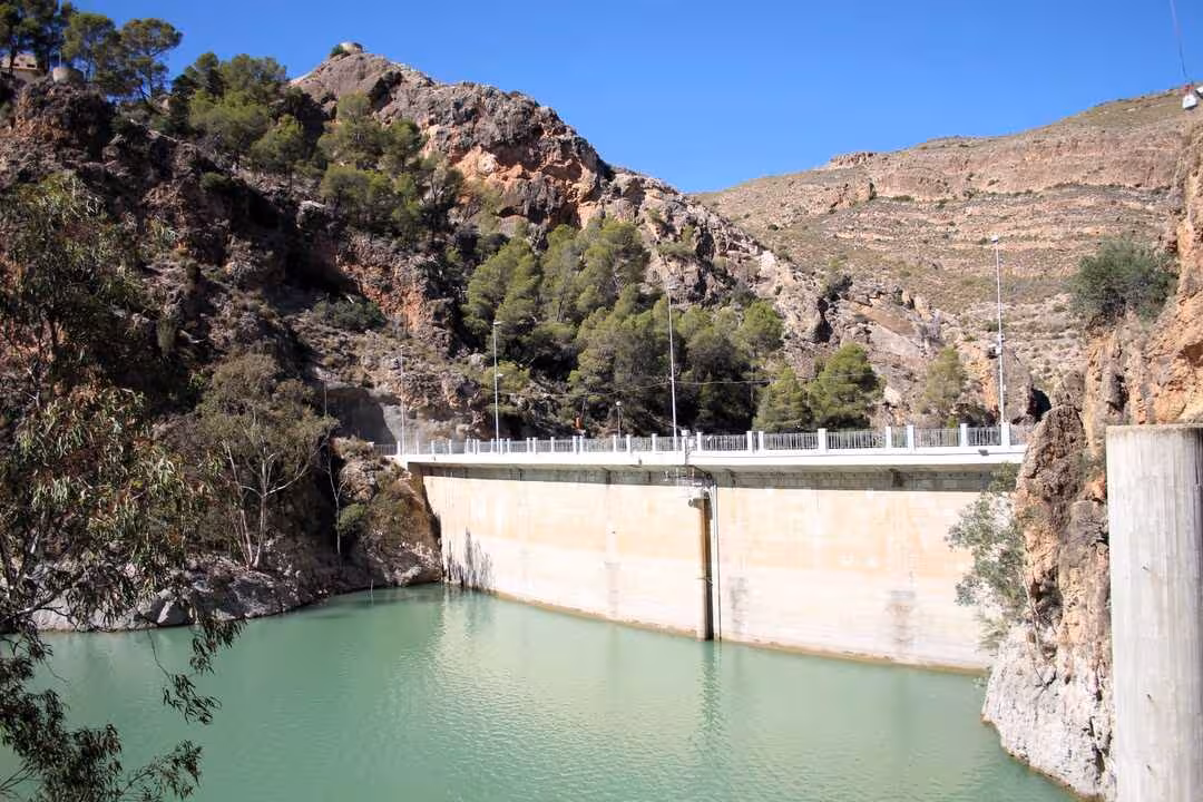 Presa de Alfonso XIII en Cieza (Foto CHS)