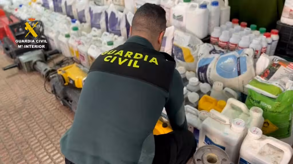 Im&aacute;genes de la Operaci&oacute;n Ros&aacute;n cedidas por el Grupo ROCA de la Guardia Civil (Foto COAG Almer&iacute;a)