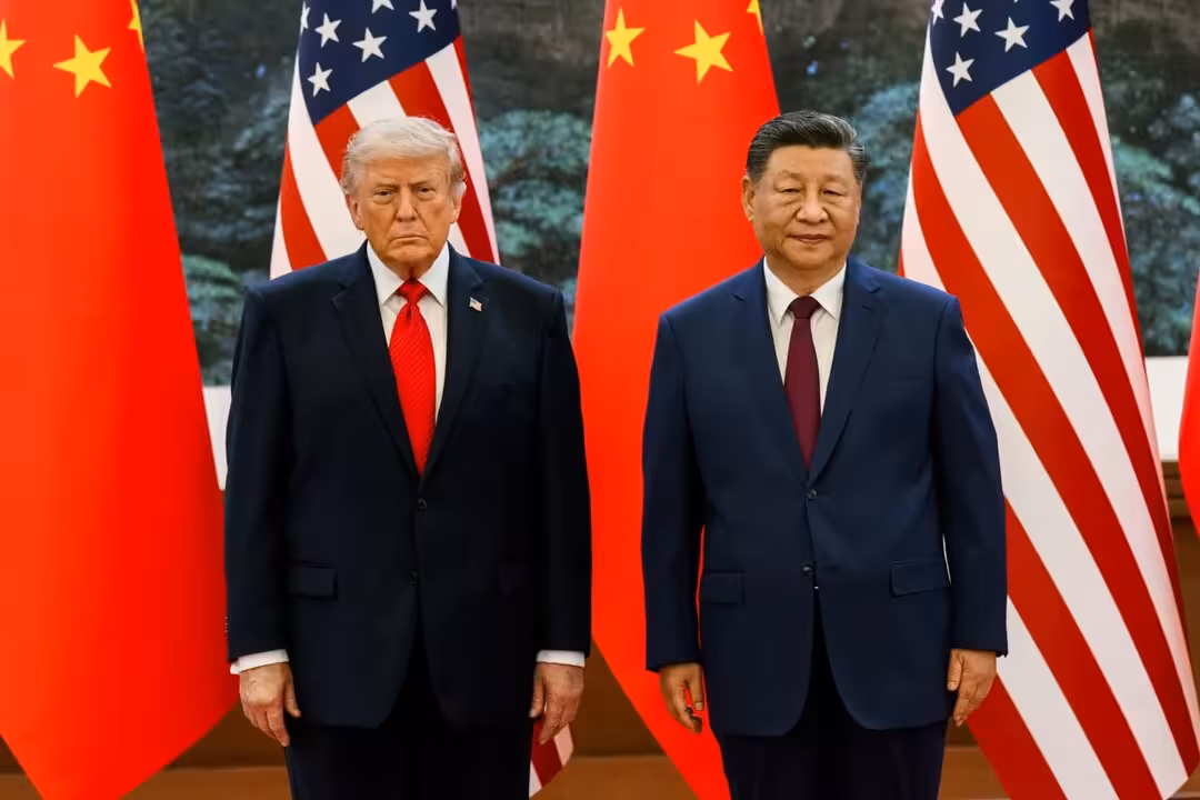 El presidente de EE.UU Donald Trump y el mandatario chino Xi Jinping en su viaje al pa&iacute;s asi&aacute;tico (Foto Casa Blanca)