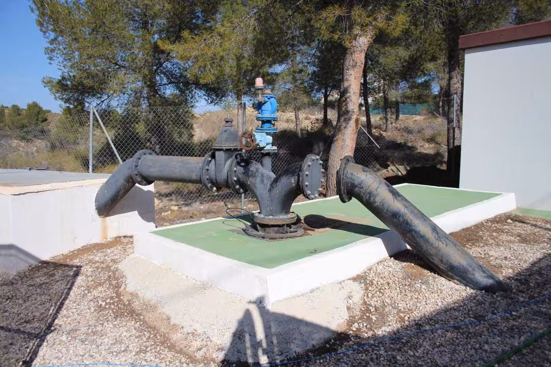 Una de las instalaciones de la Bater&iacute;a Estret&eacute;gica de Sondeos (Foto CHS)