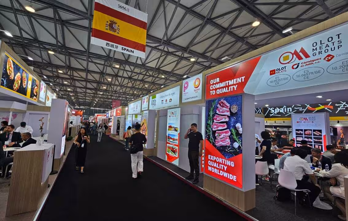 Stand en la feria SIAL Shangh&aacute;i (Foto Interporc)