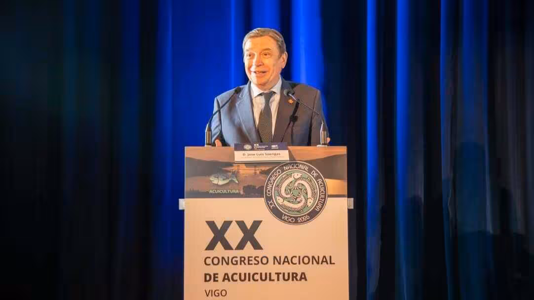 Planas en la inauguraci&oacute;n del XX Congreso Nacional de Acuicultura (Foto MAPA)