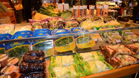 Frutas y hortalizas expositor mercado (Foto Magrama)