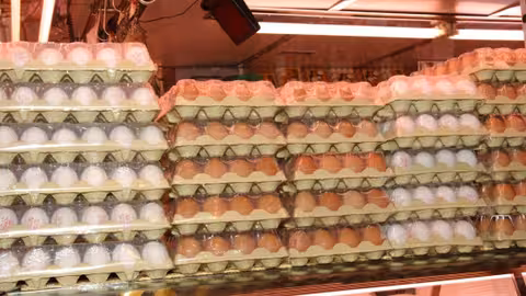 Huevos en un supermercado (Foto Mapama)