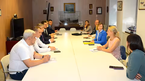 Artime se re&uacute;ne con la delegaci&oacute;n de Ucrania que visita Espa&ntilde;a para formarse en control e inspecci&oacute;n pesquera (Foto MAPA)