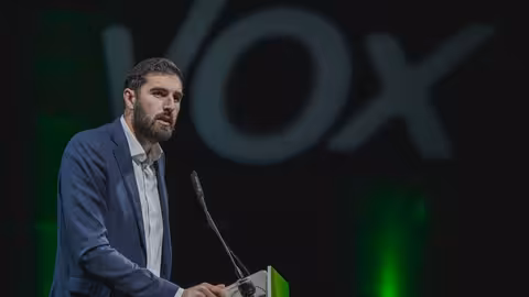 Jos&eacute; &Aacute;ngel Antelo, presidente provincial de Vox en Murcia (Foto Daniel Sabiote)