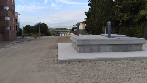 Obras de mejora del abastecimiento en Molina de Segura (Foto MCT)