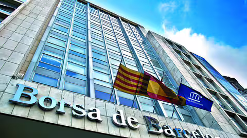 Fachada de la Bolsa de Barcelona (Foto BME)