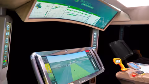 Cabina de un tractor Command Cab1080 (Foto John Deere)