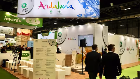 Expositor en la feria Fruit Attraction (Foto Junta de Andaluc&iacute;a)