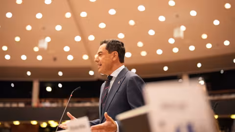 Moreno pide al Consejo y a la Comisi&oacute;n Europea impulsar una normativa en materia de agua (Foto Junta de Andaluc&iacute;a)