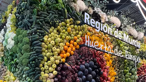 Jard&iacute;n vertical del stand de la Regi&oacute;n de Murcia en Fruit Attraction (Foto CARM)