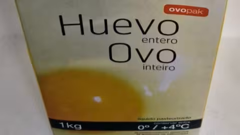Huevo entero l&iacute;quido pasteurizado Ovopack (Foto Aesan RRSSX)