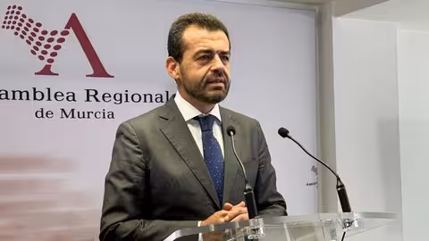 Portavoz adjunto del gripo parlamentario Vox en la Asamblea Regional, Rub&eacute;n Mart&iacute;nez Alpa&ntilde;ez (Foto Vox)