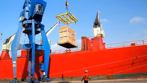 Tr&aacute;fico de c&iacute;tricos en el Puerto de Cartagena (Foto APC)